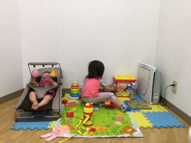 キッズスペースがあります！お母さんも安心して施術が受けられます