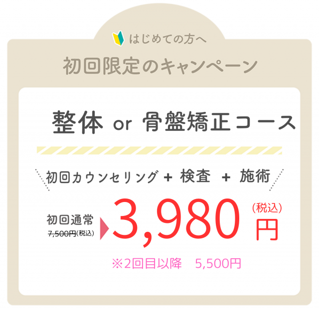 初回割引クーポン