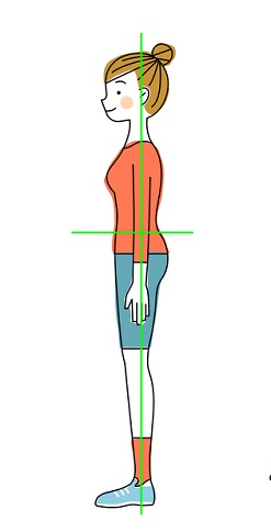 明石　朝霧整体院　理想的な姿勢